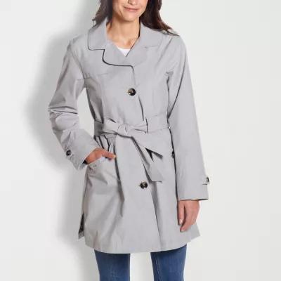 Gallery Womens Belted Midweight Trench Coat Product Image