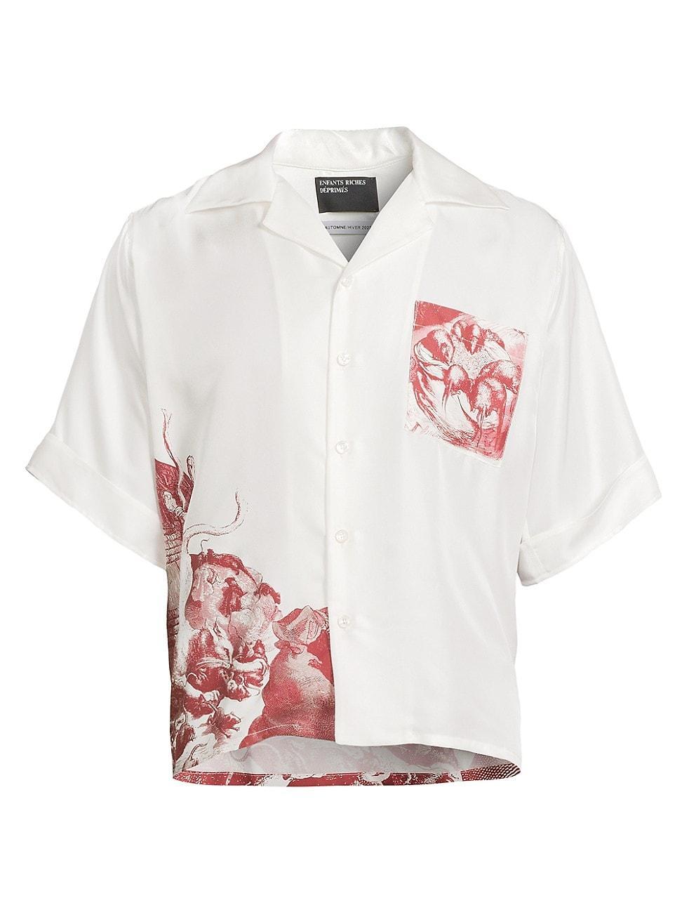 Mens Rat Palace Chemise Silk Short-Sleeve Shirt product image