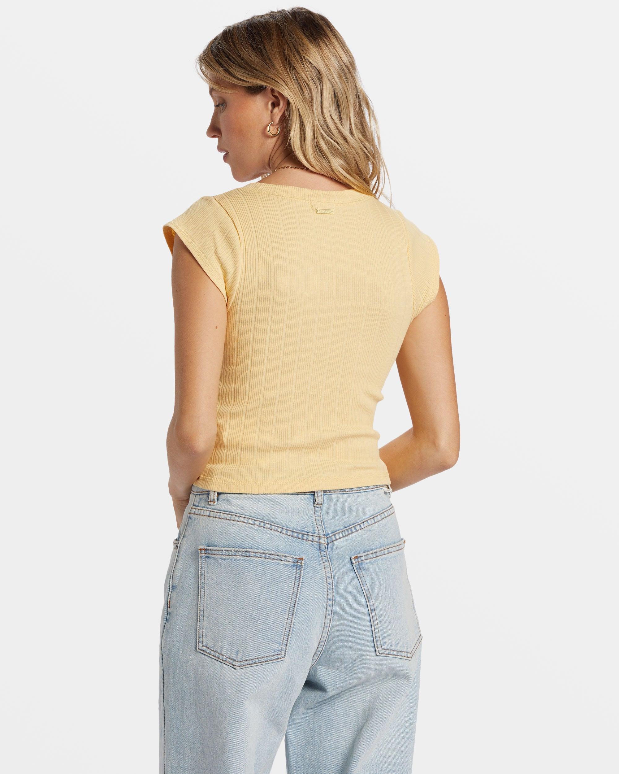 Jayde Top - Pale Yellow Female Product Image