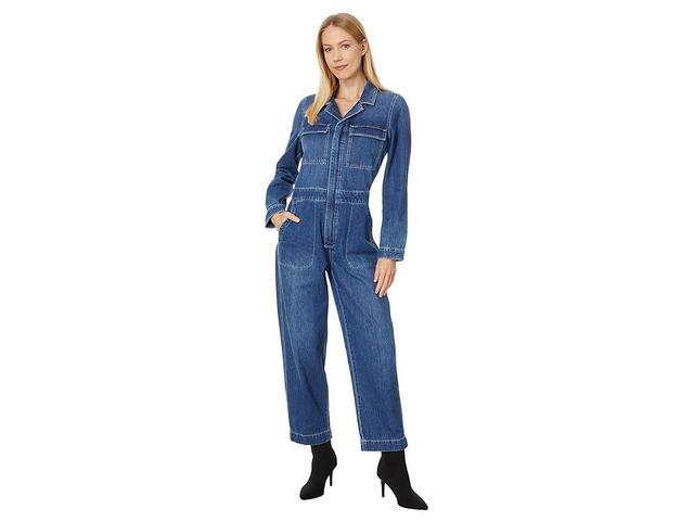 Madewell Zip Front Iconic Coverall in Dewitt Wash (Dewitt Wash) Women's Jumpsuit & Rompers One Piece Product Image