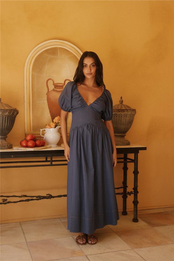 Bambi Blue Maxi Dress Product Image