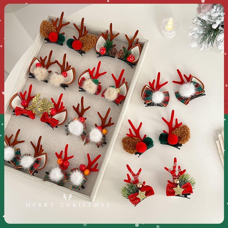 Christmas Party Hair Clip (Various Designs) / Set Product Image