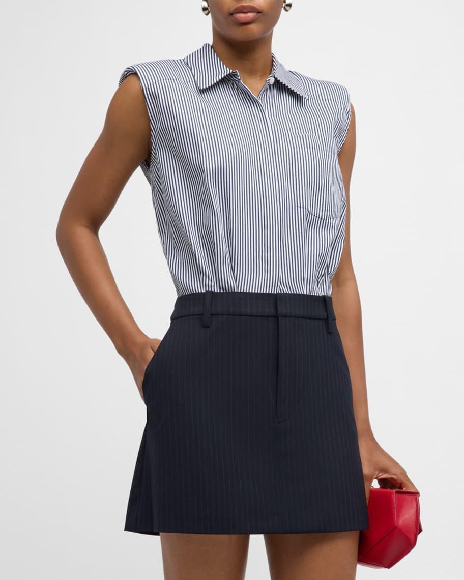 Graham Shirting Combo Mini Dress Product Image