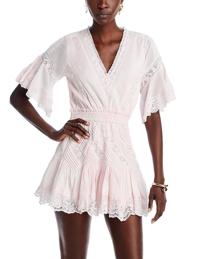 LoveShackFancy Calamina Lace Minidress Product Image