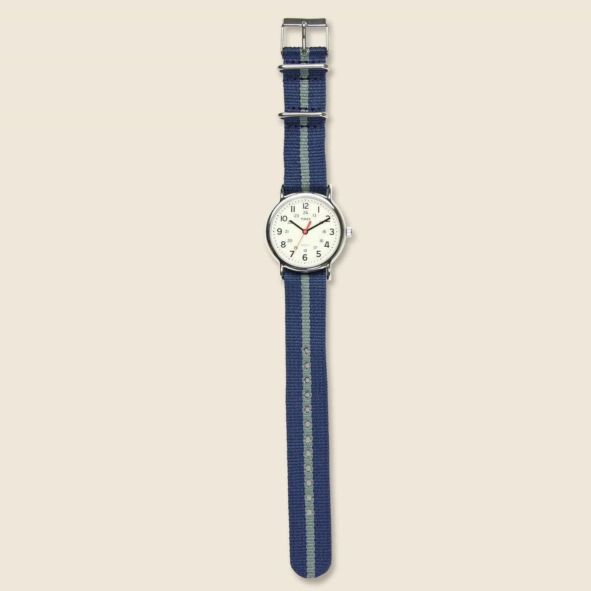 Weekender Nylon Strap Watch 38mm - Blue/White Product Image