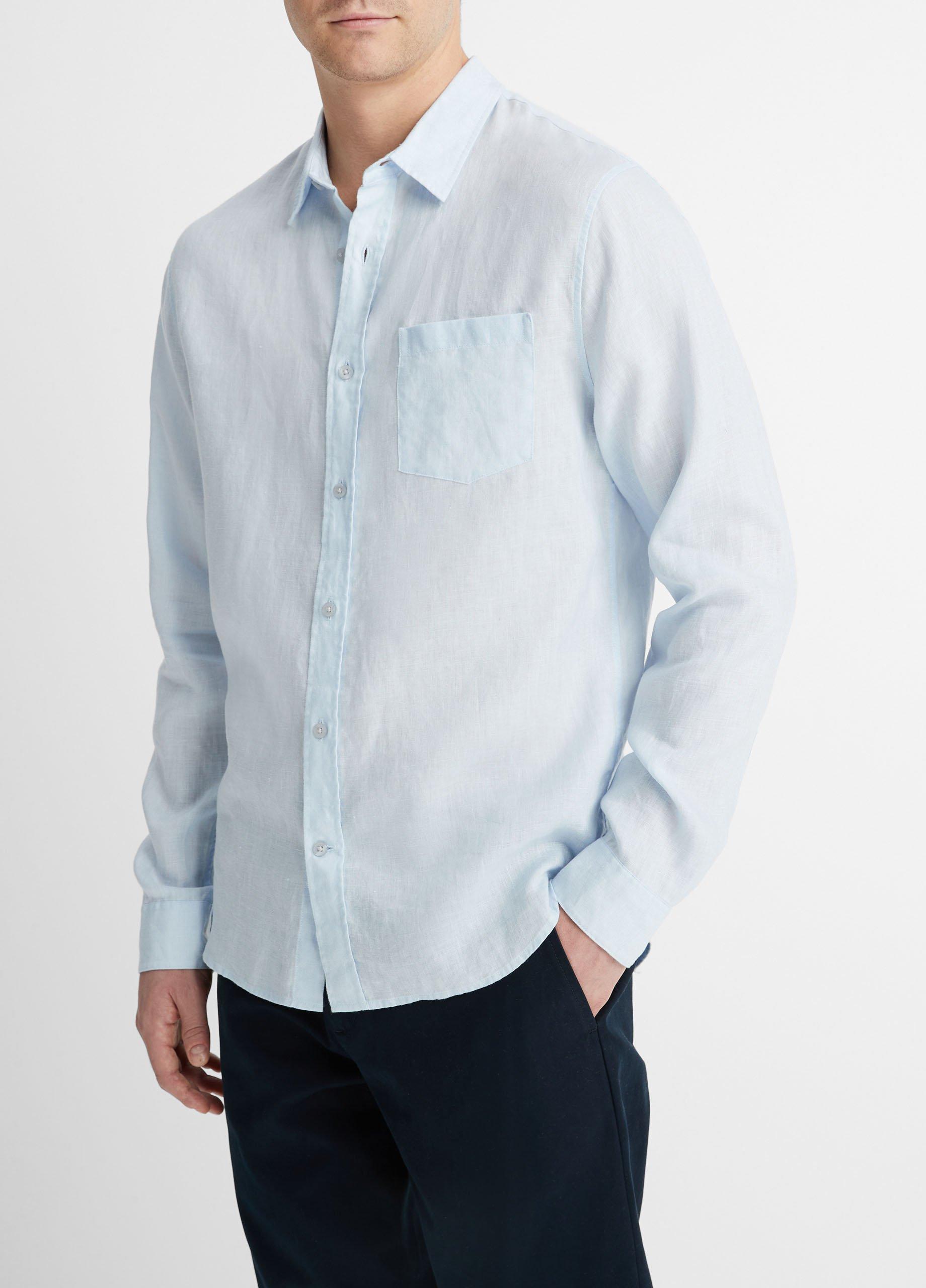 Linen Long-Sleeve Shirt Product Image