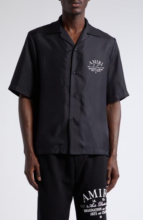 AMIRI Arts District Silk Bowling Shirt Product Image