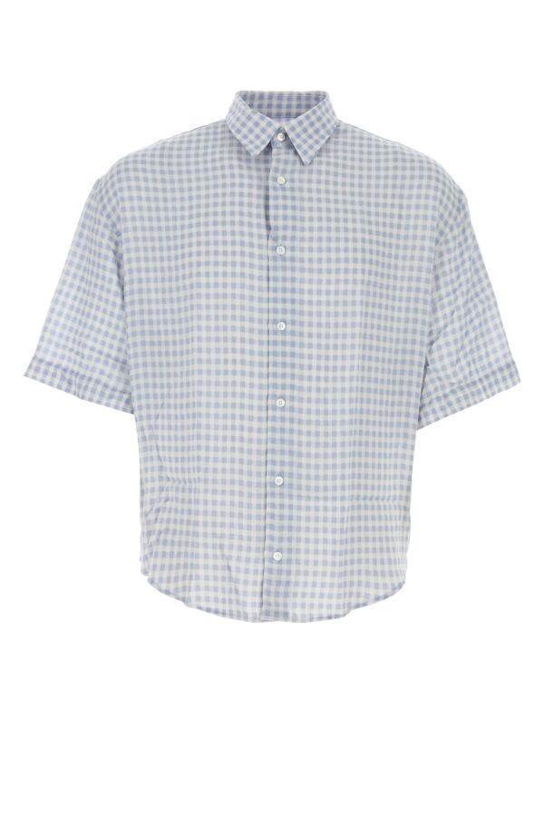 Ami Gingham Short In Multicolor Product Image