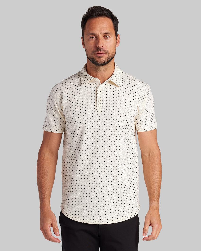 Drop-Cut: LUX Dotted Polo Product Image