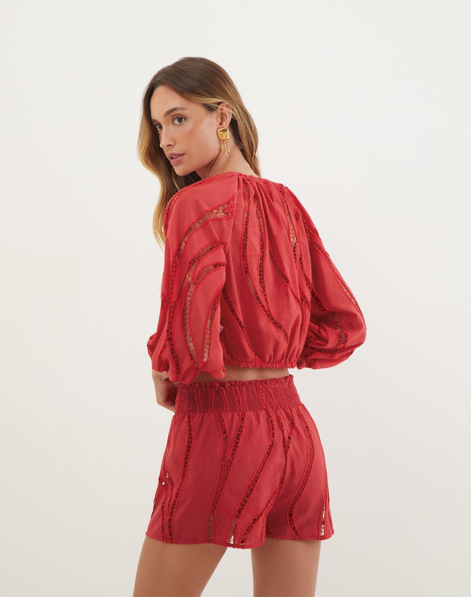 Babi Blouse - Raspberry Product Image