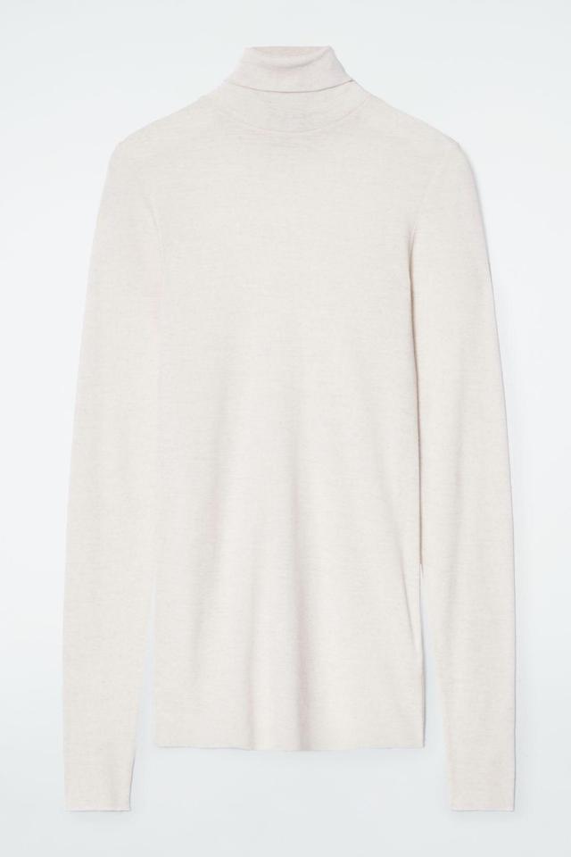 MERINO WOOL TURTLENECK TOP Product Image