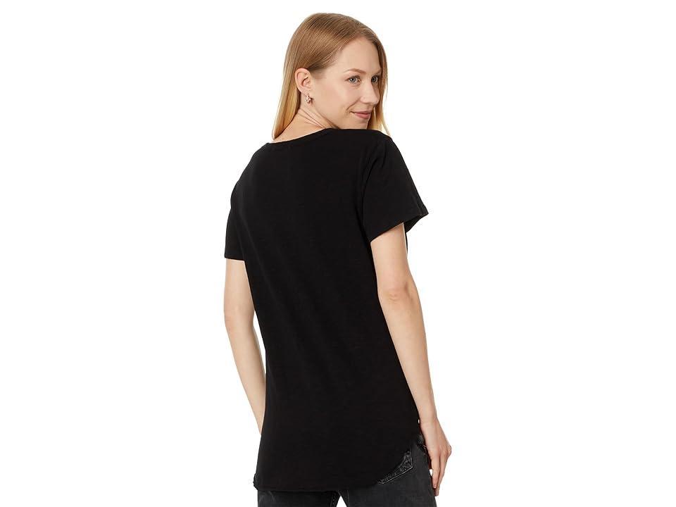 Mod-o-doc Crew Neck Tee with Curved Hem Women's Clothing Product Image