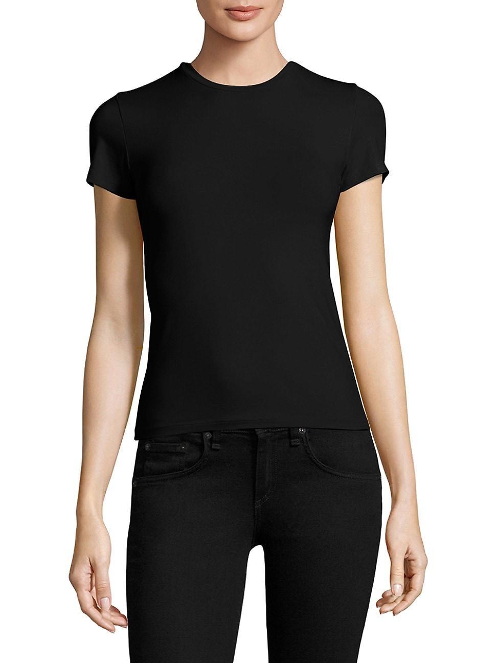 Womens Stretch Cotton Tee Product Image