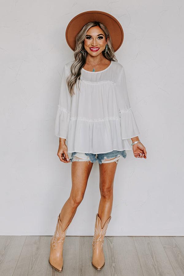 Meadow View Shift Top in Ivory Product Image