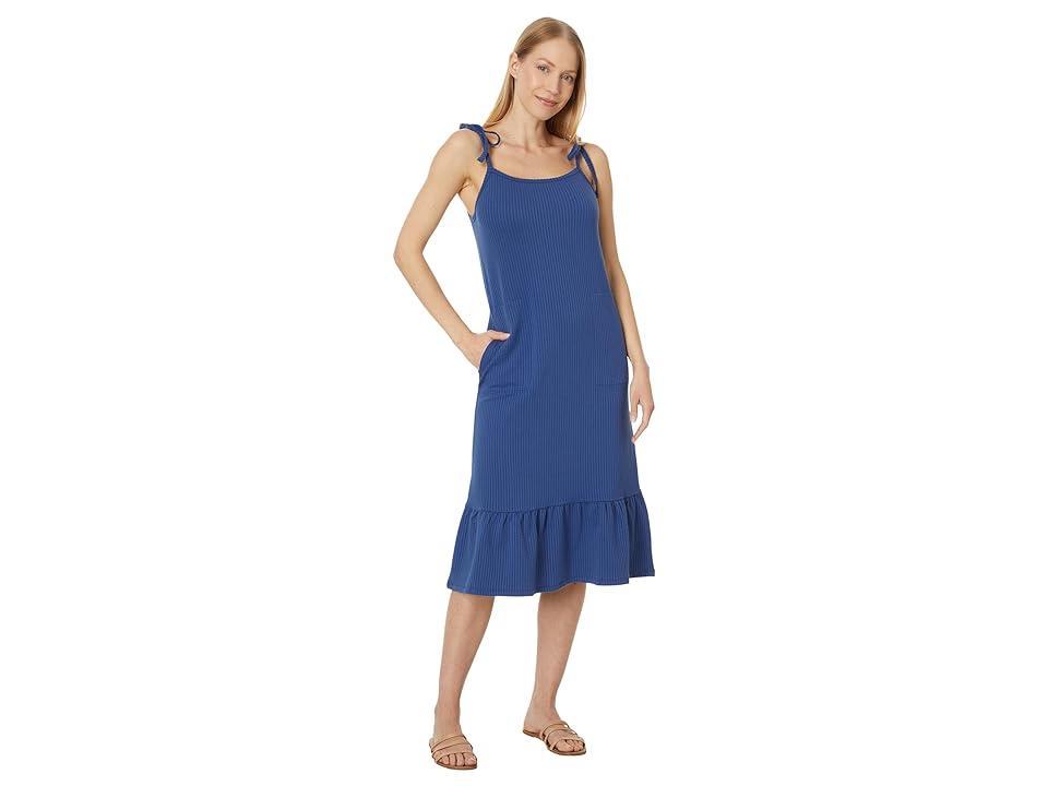 Toad&Co Dandelion Midi Sleeveless Dress (Cornflower Texture) Women's Dress Product Image