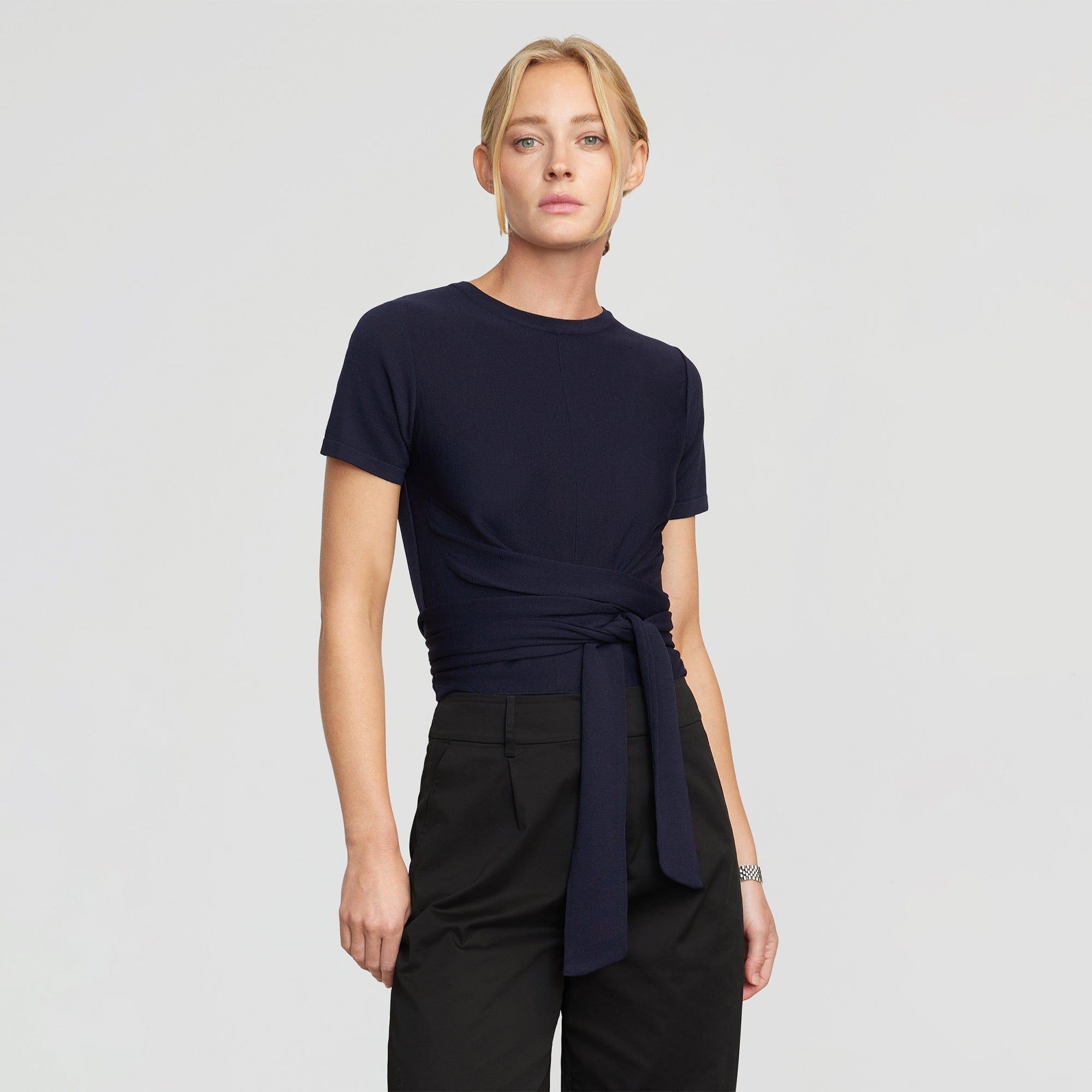 Jude Cropped Wrap Top Product Image