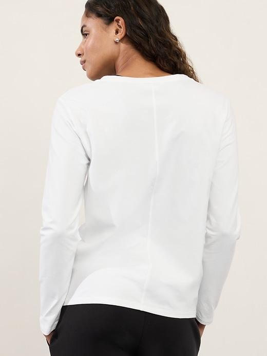 Essential Long V-Neck Top Product Image