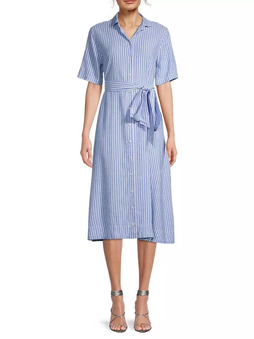 Kat Linen-Blend Dress Product Image