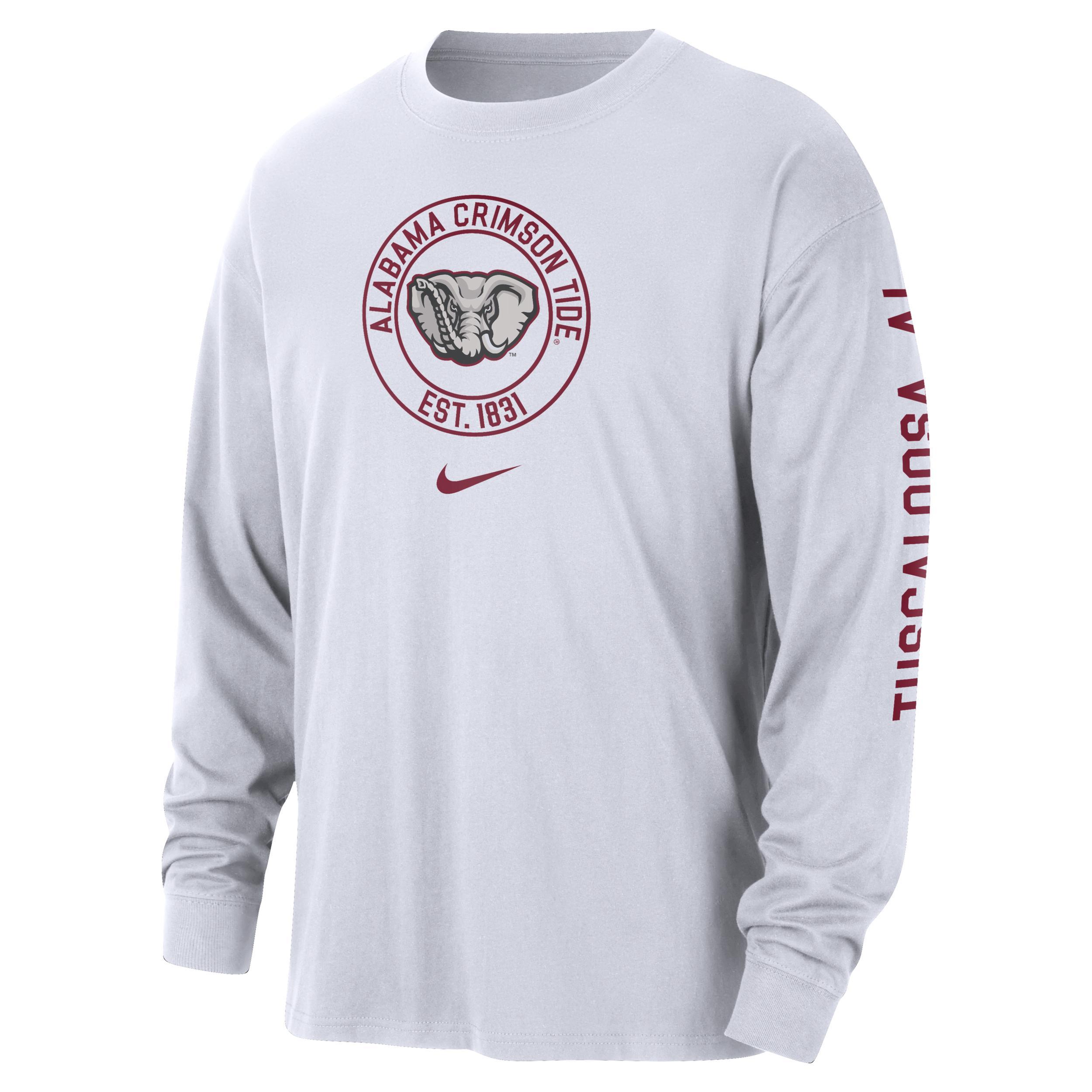 Alabama Max90 Nike Men's College Long-Sleeve T-Shirt Product Image