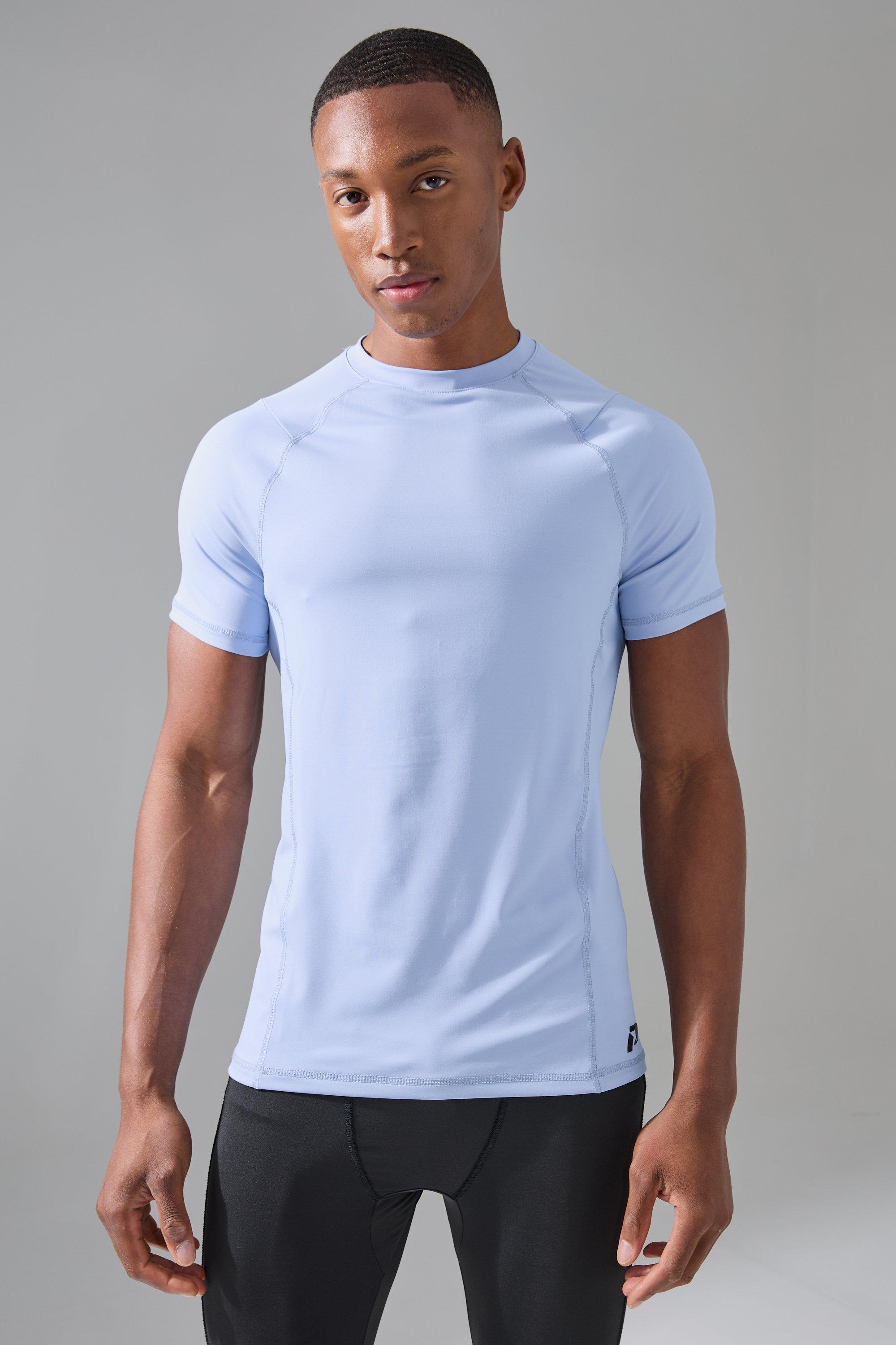 P-Star Active Muscle Fit Raglan T-shirt | boohooMAN USA Product Image