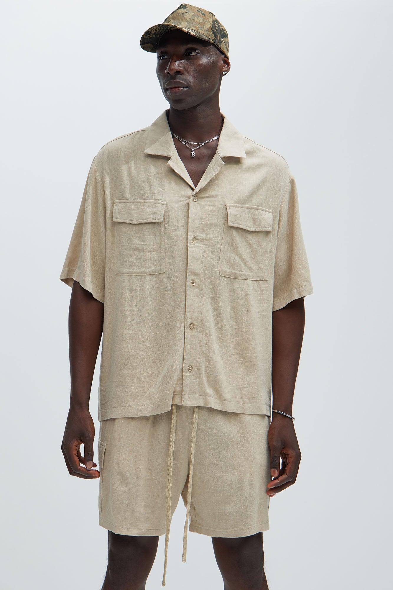 Ashford Linen Shirt - Tan Product Image