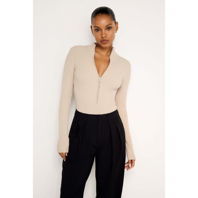 Womens Stretch Rib Knit Bodysuit | | Good American by Khlo Kardashian Product Image