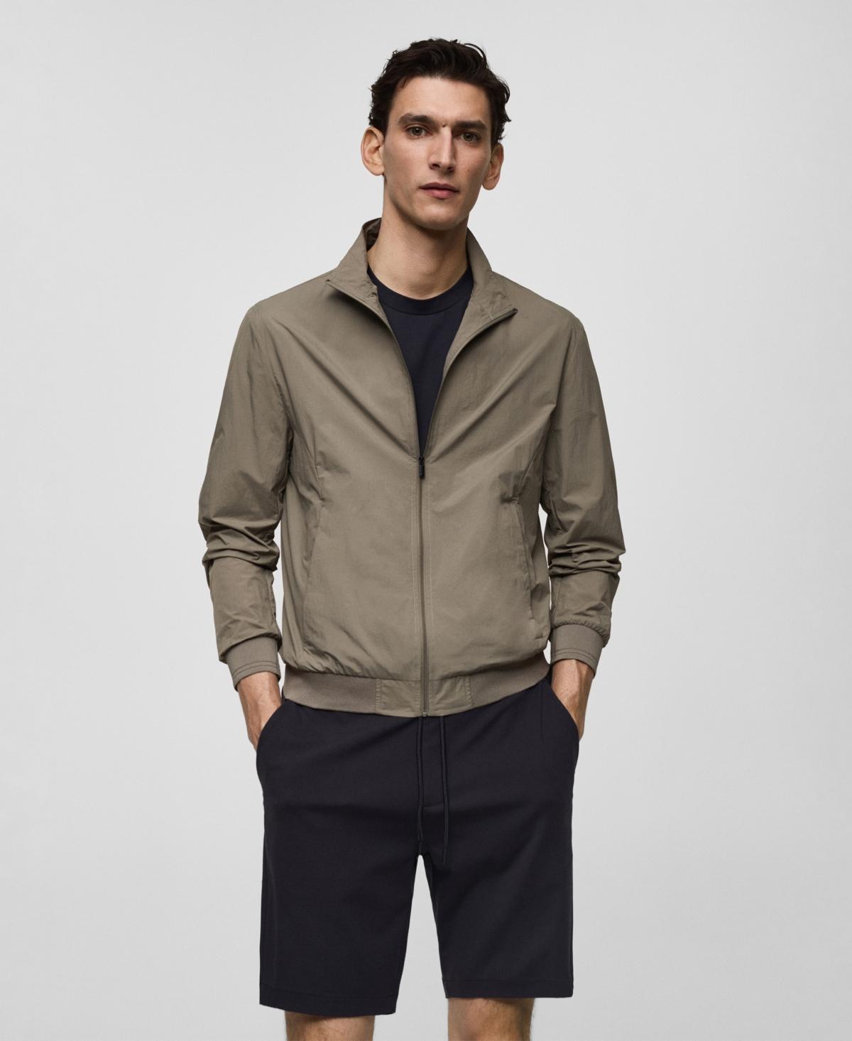 MANGO MAN - Water repellent bomber jacket khakiMen Product Image