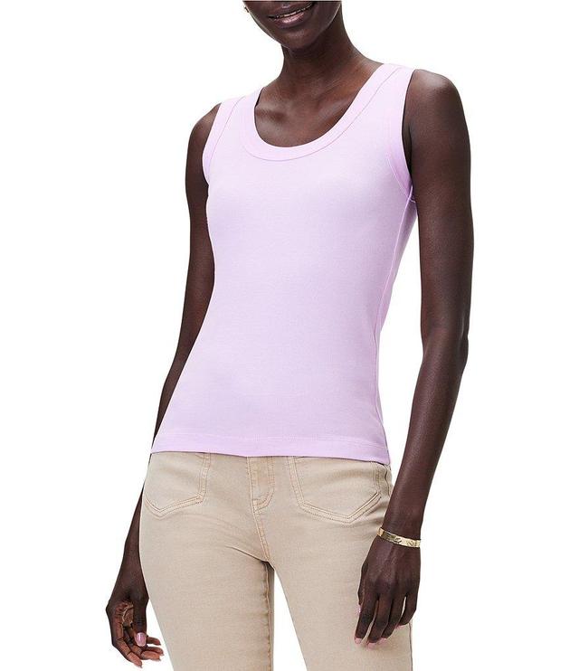 NIC + ZOE Perfect Knit Scoop Neck Sleeveless Ribbed Tank Product Image