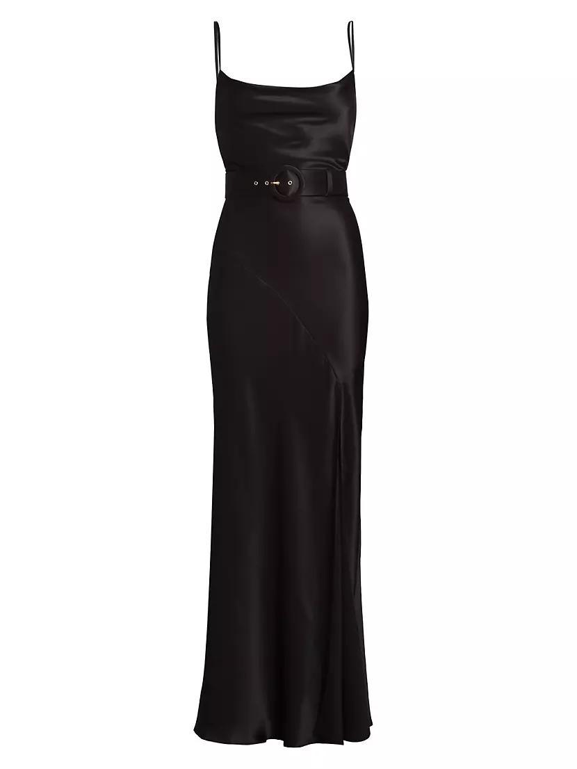 Simone Silk Belted Slipdress Product Image