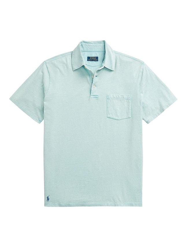 Mens Cotton-Blend Polo Shirt Product Image