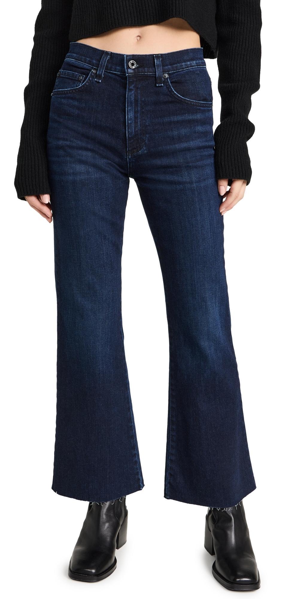 Womens Geek Bruiser High-Rise Stretch Flare Jeans product image