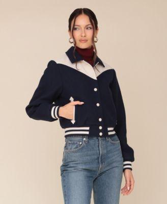 Avec Les Filles Womens Western Bomber Jacket Product Image