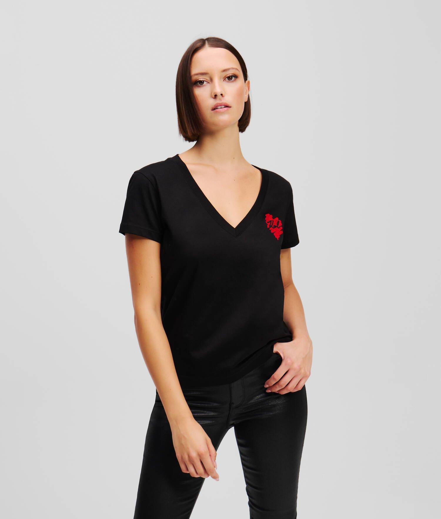 K/HEART V-NECK T-SHIRT Product Image