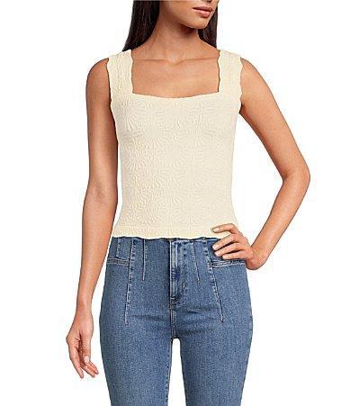 Free People Love Letter Floral Knit Camisole Product Image