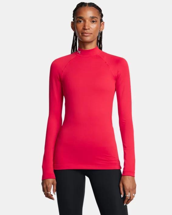 Womens ColdGear Mock Neck Long Sleeve Product Image