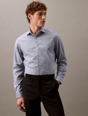 Steel Slim Fit Fine Stripe Button-Down Shirt product image