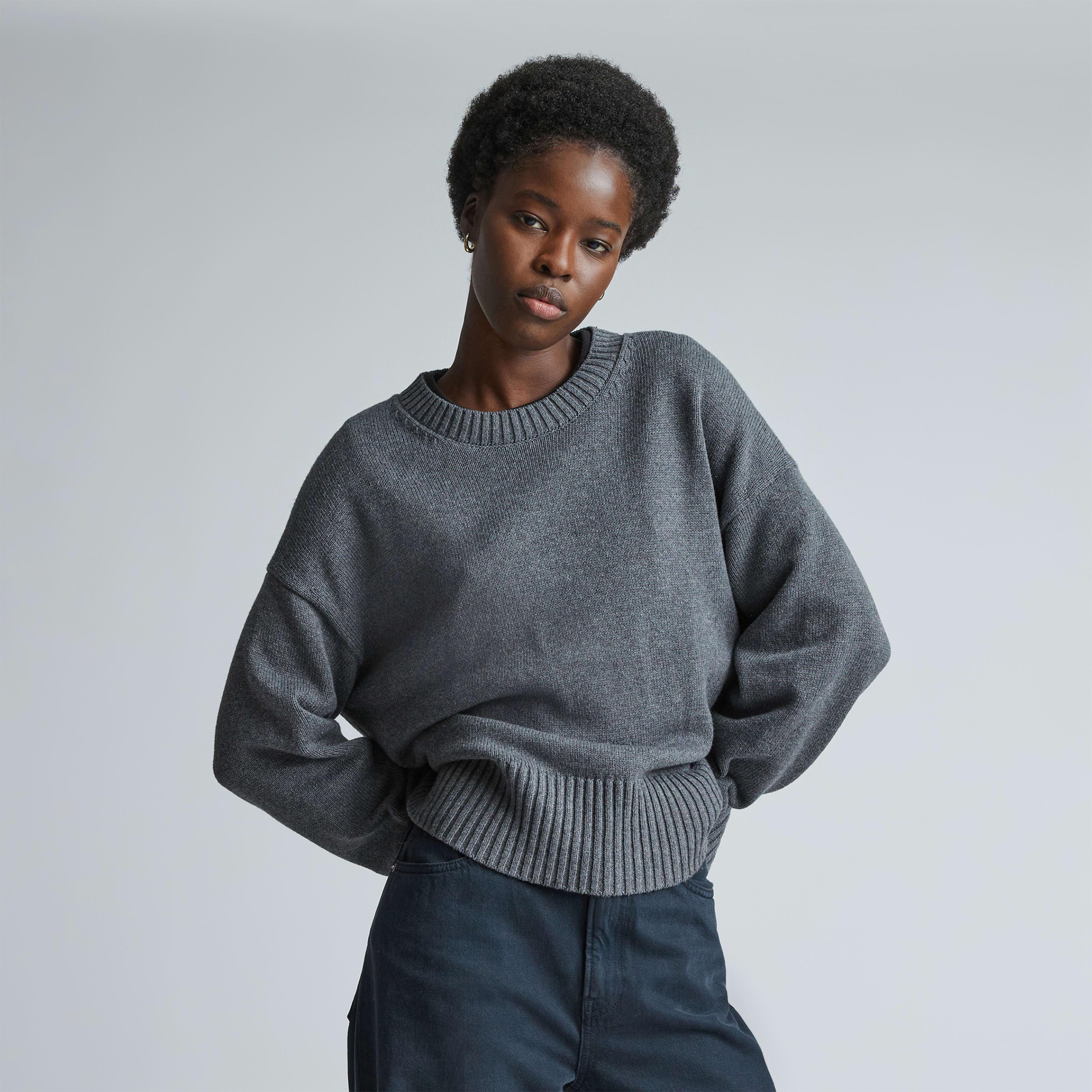 Womens Boxy Sweater in Everyday Cotton by Everlane Product Image