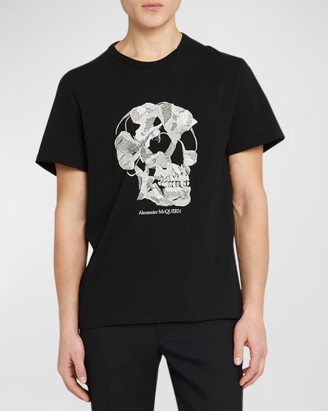 Men's Skull-Print T-Shirt Product Image