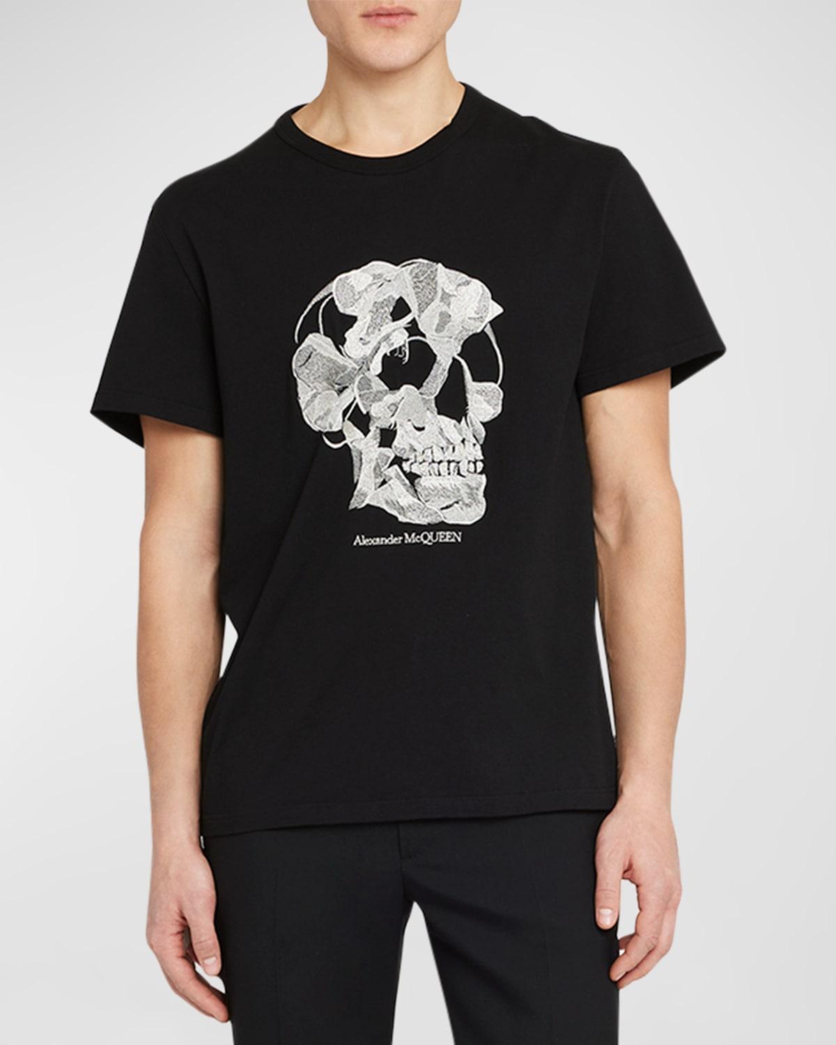 Mens Skull-Print T-Shirt Product Image