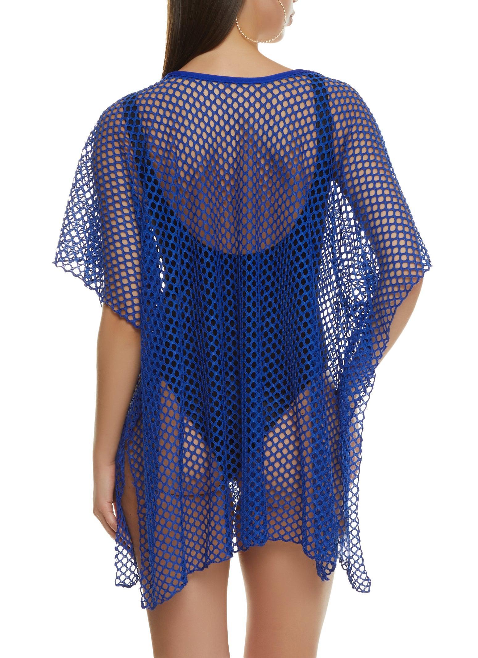 Womens Fishnet Swim Cover Up Product Image