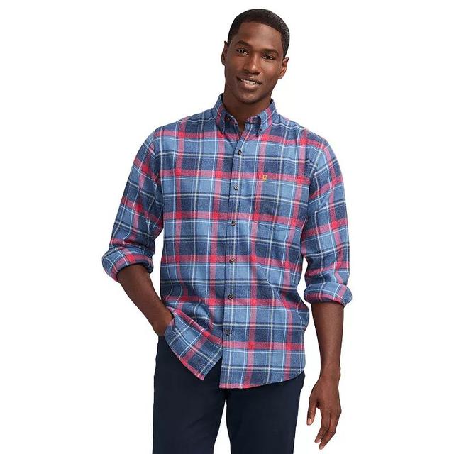 Mens IZOD Stratton Flannel Long Sleeve Button Down Shirt Product Image