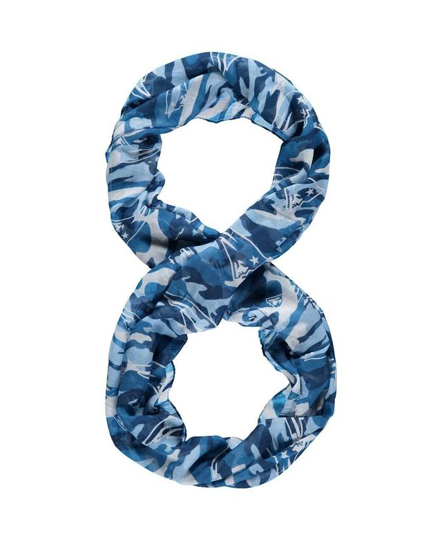 New England Patriots Camo Infinity Scarf, Blue Product Image