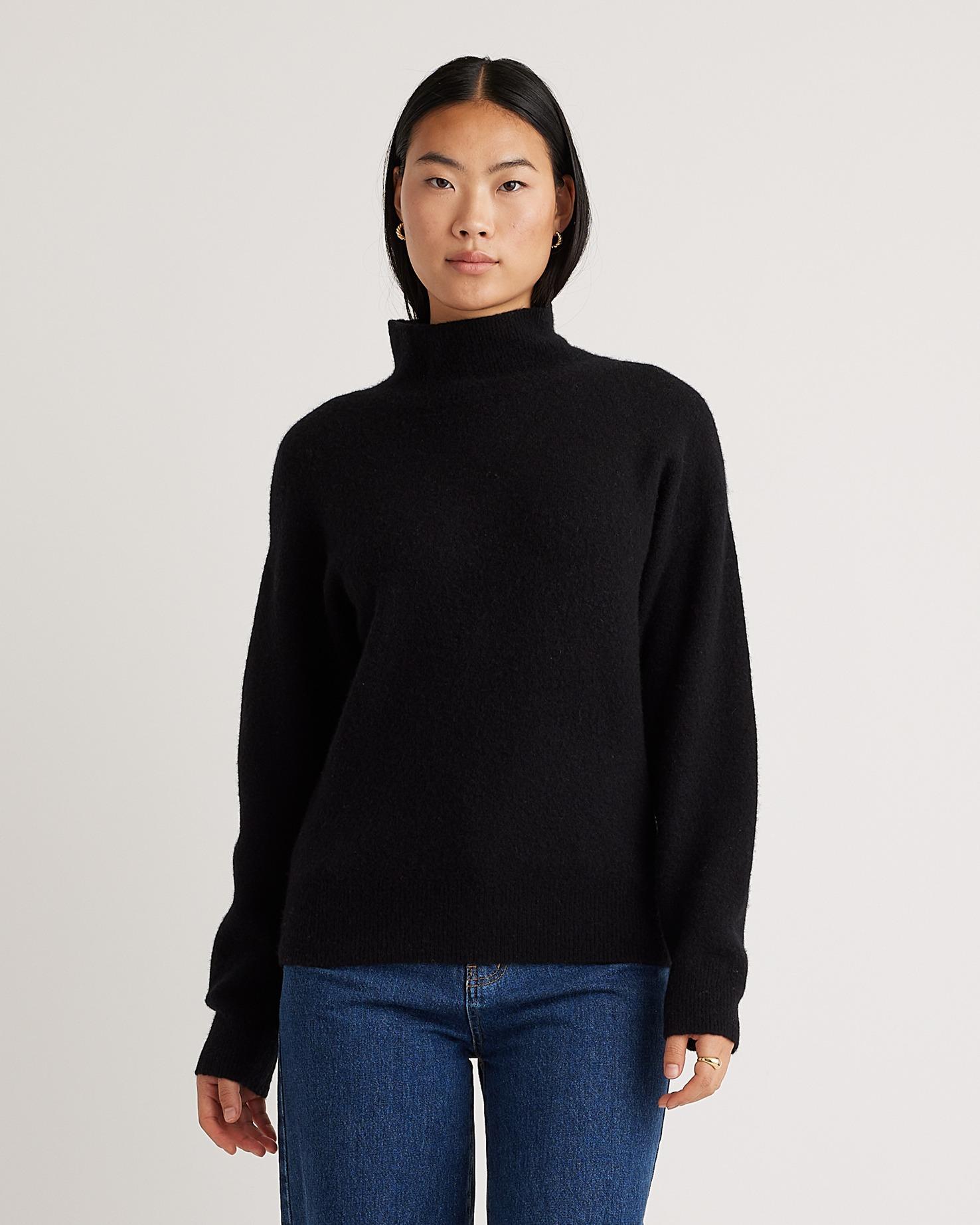 Superfine Merino Wool Boucle Turtleneck product image