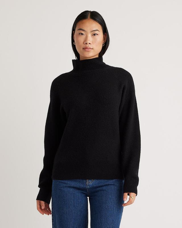 Superfine Merino Wool Boucle Turtleneck Product Image