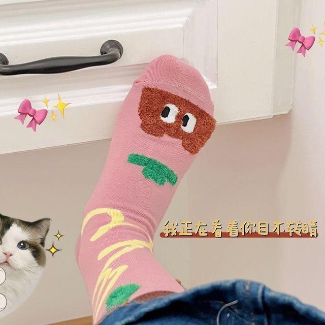 Cartoon Animal Crew Socks Product Image