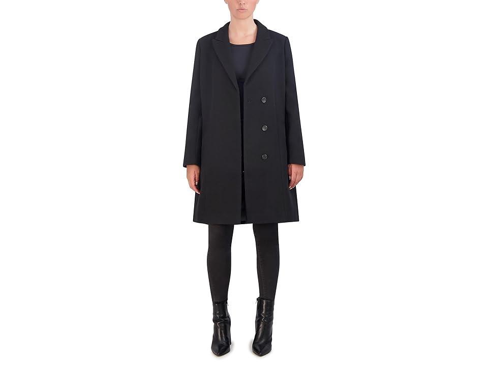 Cole Haan Asymmetrical Peak Lapel Coat Women's Coat Product Image