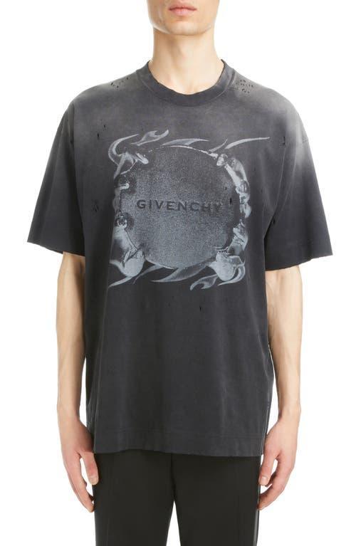 Givenchy Casual Fit Cotton Graphic T-Shirt Product Image