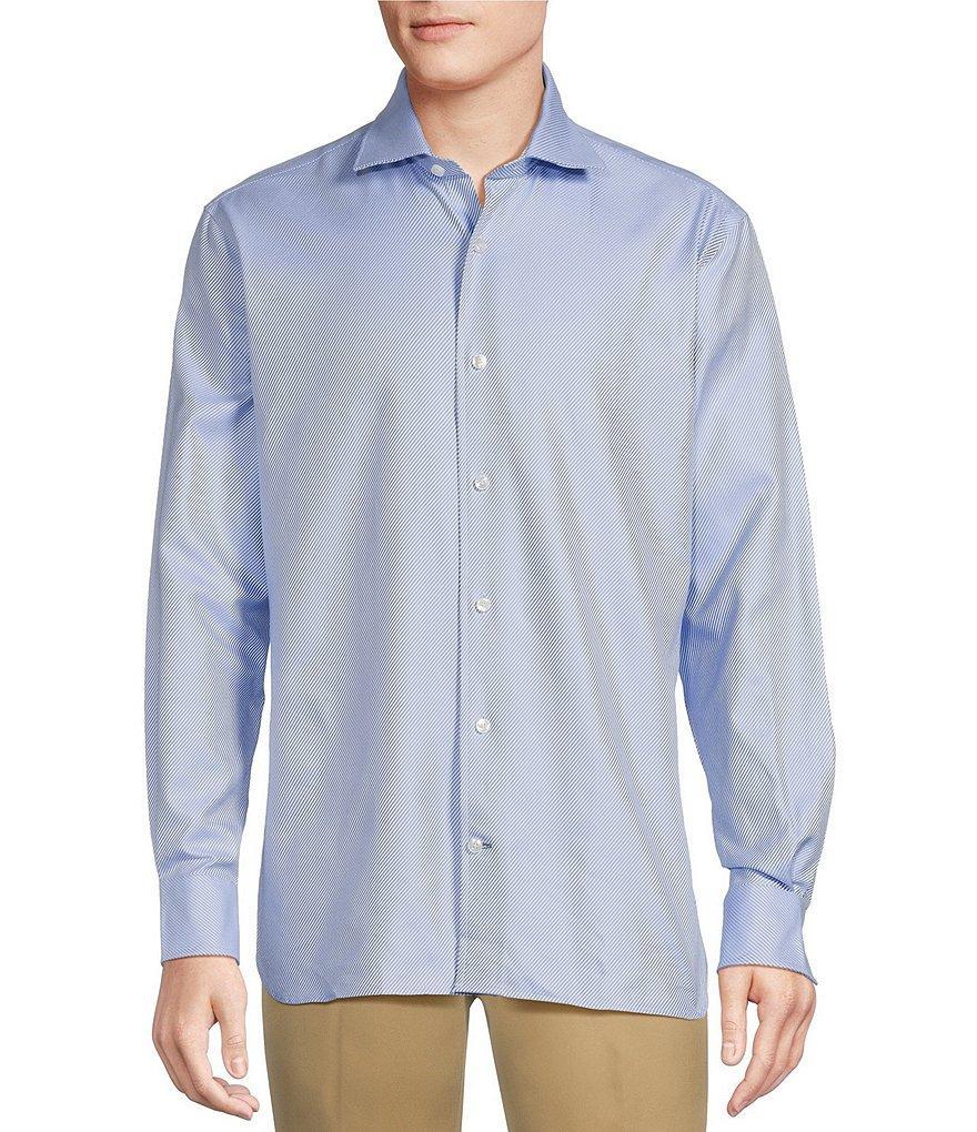 Daniel Cremieux Signature Label Textured Long Sleeve Woven Shirt Product Image