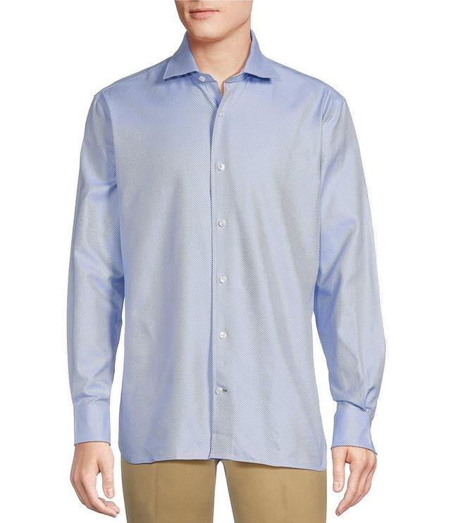 Daniel Cremieux Signature Label Textured Long Sleeve Woven Shirt Product Image