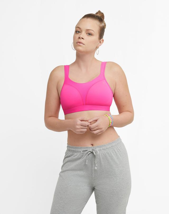 Champion Spot Comfort Double Dry High-Impact Sports Bra 1602, Womens Product Image